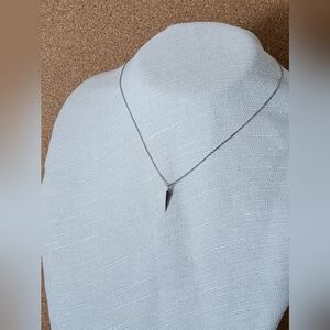 Elshe Sterling Silver Spike Pendant Necklace